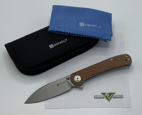 Sencut Scepter Brown Micarta