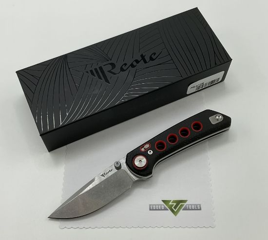 Reate PL-XT Pivot Micarta Red Inlay