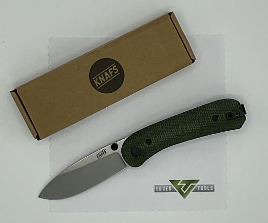 Knafs Lander 1 Green Micarta