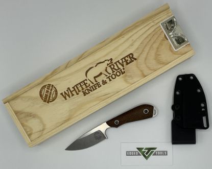 M1 Caper Natural Burlap Micarta MagnaCut - Front