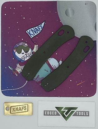 Knafs Lander 2 Handles - OD Green