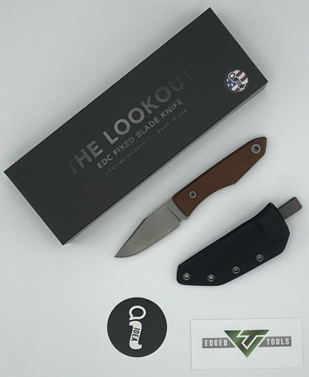 BIGiDESIGN The Lookout MagnaCut Brown Micarta - Front